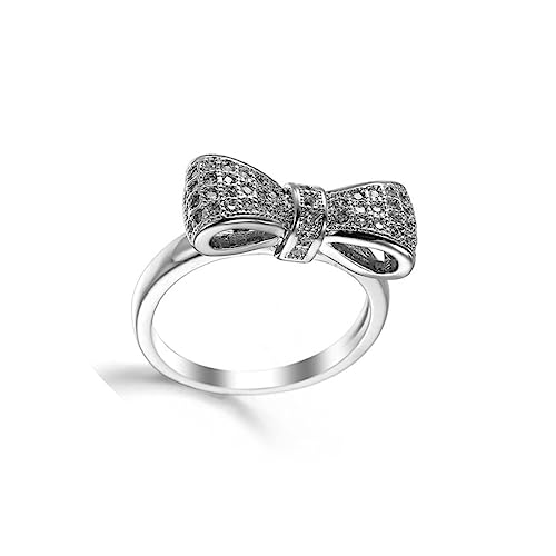 BESTYASH Mode Für Frauen Weiß Kupfer Bowknot Us Größe 9 Schmuck Sentimentale Geschenkidee von BESTYASH