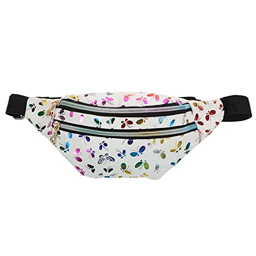 BESTYASH Stylische Pu Damen Bauchtasche Einstellbare Schultertasche Für Freizeit Reisen Bunte Praktische Handtasche Für Handy Schlüssel Snacks von BESTYASH