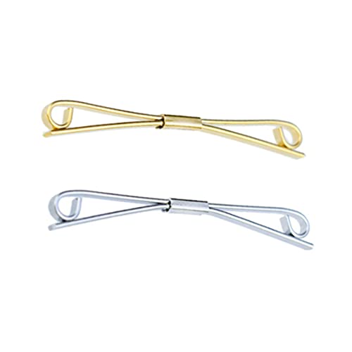 BESTYASH 2stücke Pack Strickjacken-kragennadeln Aus Kupfer Für Cardigans Kragenclips Und Broschen Als Modisches Accessoire Für Jeden Anlass von BESTYASH