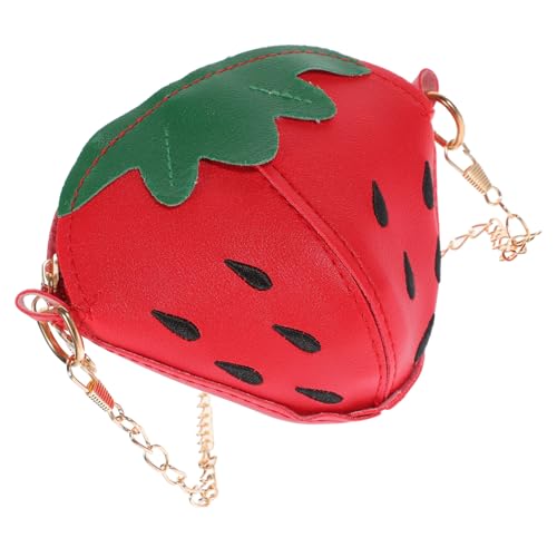 BESTYASH Erdbeertasche Für Junge Mädchen Mädchen-umhängetasche Mit Kettengürtel Umhängetasche Leicht Und Praktisch Für Täglichen Gebrauch von BESTYASH