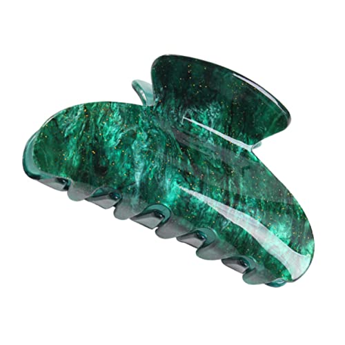 BESTYASH Modischer Haarklammer Clip für Damen Retro Geometrischer Haarclip Sternenhimmelgrün für Make Up Bad und Dickes Dünnes Lockiges oder Glattes Haar BESTYASH Modischer Haarklammer Clip für Damen Retro Geometrischer Haarclip Sternenhimmelgrün für Make Up Bad und Dickes Dünnes Lockiges oder Glattes Haar von BESTYASH