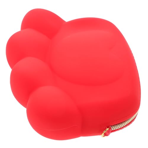 BESTYASH Katzenpfoten-wechselbeutel Aus Silikon Reise-münzbeutel Kleiner Geldbeutel Mit Münzaufbewahrungsbeutel Katzenpfoten-wechselgeldbeutel Süßer Wechselgeldbeutel von BESTYASH