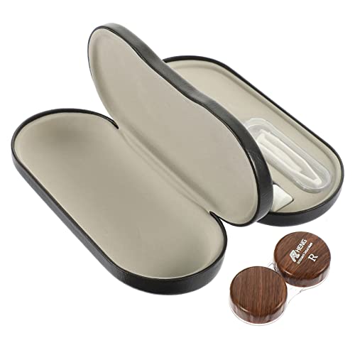 BESTYASH Multifunktionales Brillenetui Aus Pu-Material Doppellagige Brillenbox Für Sonnenbrillen Und Kontaktlinsen Tragbarer Organizer Mit Kratzschutz Und Pflegeleichter Hülle von BESTYASH