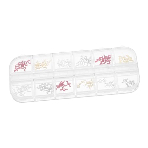 BESTYASH Nagel Zubehör Schlangenform Charms Für Acrylnägel Diy Nageldekoration Maniküre Schmuck Juwelen Für Damen Nägel von BESTYASH