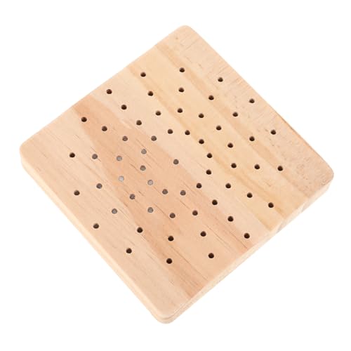 BESTYASH Nagelbohrer Halter Aufbewahrungsbox für Nagelbits Vielseitiger Nagelwerkzeug Organizer aus Holz für Salon und Zuhause von BESTYASH