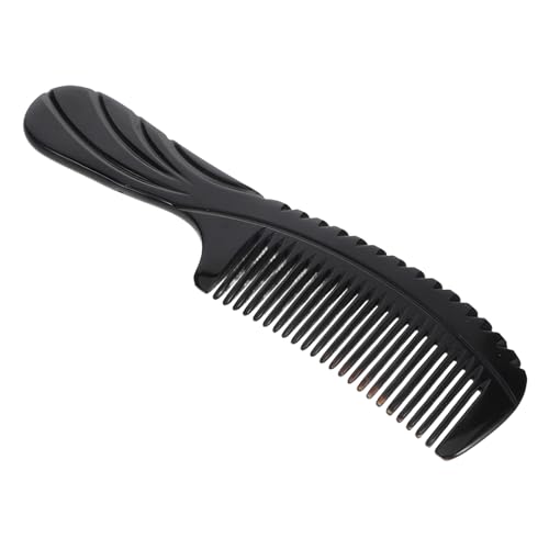 BESTYASH Natürlicher Hornkamm Mit Geschnitztem Muster Tragbarer Und Robuster Haarkamm Für Damen Und Herren Für Anwendung Zu Hause Und Reisen Bietet Eine Entspannende Kämmerfahrung von BESTYASH