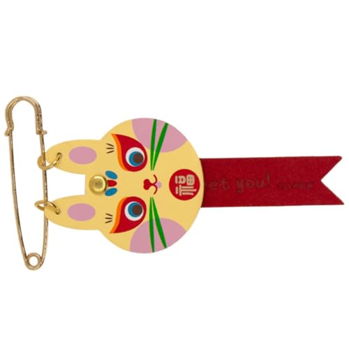 BESTYASH Niedliche Kaninchen Brosche Emaille Langlebiger Tier Anstecker für Revers Modisches Accessoire für Frühling Valentinstag und Alltag und Praktisch für Damen und Herren von BESTYASH