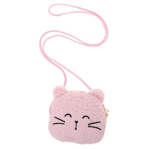 BESTYASH Niedliche Tier Geldbörse Plüschkatze Umhängetasche Geldbörse In Tierform Flauschige Umhängetasche Umhängetasche Mit Kette Niedliche Handtasche Umhängetasche Für Kleine von BESTYASH