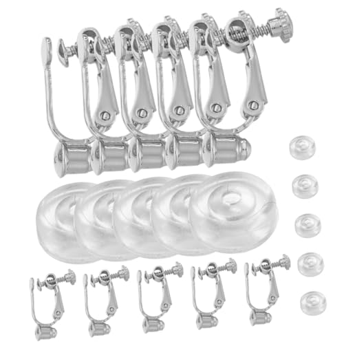 BESTYASH Ohrclip-konverter Aus Hochwertigem Silikon Zur Umwandlung Von Ohrsteckern in Clip-form Schmerzfrei Und Angenehm Zu Tragen von BESTYASH