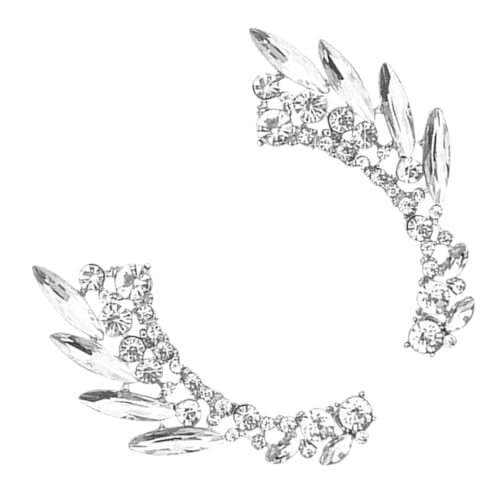 BESTYASH Ohrknochen Clips mit Strass Ohrmanschetten Hochwertiger Leicht Langlebig und Hautfreundlich für Teenager Mädchen und Damen Vielseitig Kombinierbar von BESTYASH