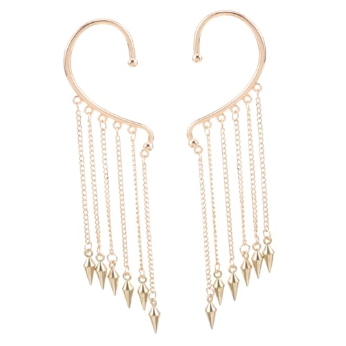 BESTYASH Ohrmanschetten Mit Kette Und Quasten Für Frauen, Die Kein Piercing Benötigen, Leicht Und Komfortabel Tragbar, Passend Zu Verschiedenen Outfits Und Anlässen. von BESTYASH