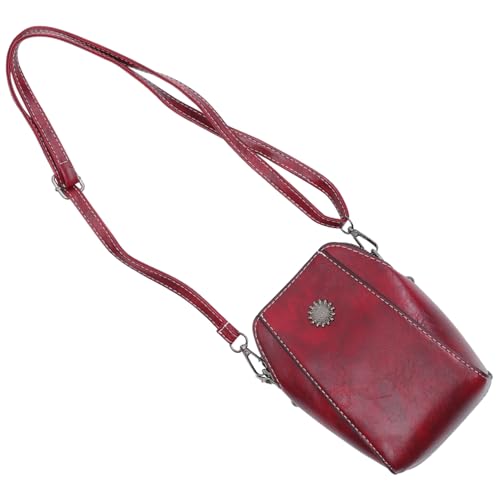 BESTYASH PU Crossbody Handytasche Damen Klein Modisch Leichte Umhängetasche mit Reißverschluss Vielseitig für Alltag Arbeit Reisen Geeignet von BESTYASH