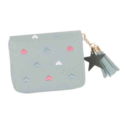 BESTYASH Portemonnaie Für Damen Aus Pu- Kompakte Geldbörse Mit Reißverschluss Kleine Münztasche Für Kleingeld Karten Und Münzen Tragbar Und Praktisch Für Alltag von BESTYASH