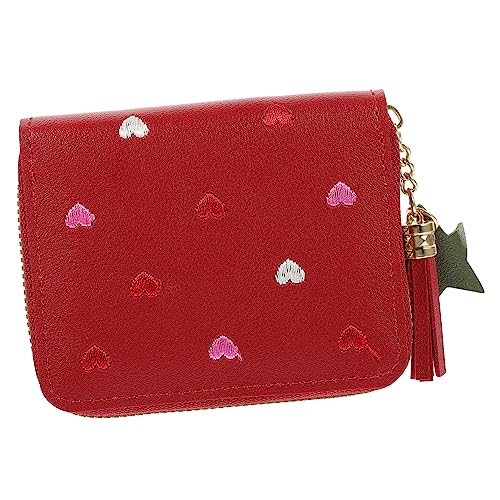 BESTYASH Kartenportemonnaie Für Frauen Cartoon-kartenpaket Aus Pu-Material Kartenetui Mit Kartenschutzhülle Kartenpaket-geldbörse Für Damen Geldbörse Mit Ticketfach von BESTYASH