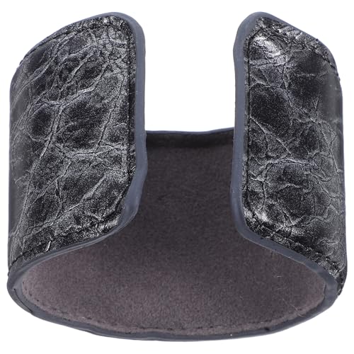 BESTYASH Breites Damenarmband Aus Pu-material Statement-armreif Mit Offenem Design Retro-schmuck Für Handgelenk Ideal Für Alltag Und Partys von BESTYASH