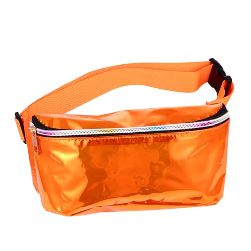 BESTYASH Transparente PVC-Brusttasche Glatte Nähte Angenehmes Handgefühl Wasserdichtes Und Kratzfestes Design Verstellbarer Schultergurt Reißverschluss Passt Zum Kleidungsstil Geeignet von BESTYASH