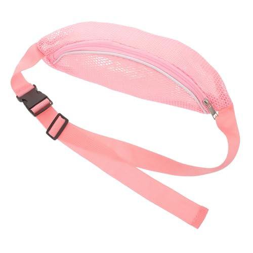 BESTYASH Hüfttasche Für Mädchen Netzstoff Bauchtasche Zum Laufen Kleine Outdoor Tasche Für Sportveranstaltungen Strand Und Reisen Mit Verstellbarem Schultergurt Und Glatten Reißverschlüssen von BESTYASH