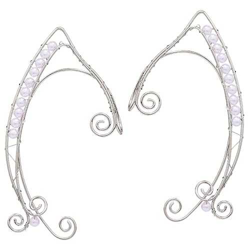 BESTYASH Pearl Ear Non Piercing Ohrklemme Damen Ohrschmuck Elegant Modisch Leicht Tragbar Robust Für Frauen und Mädchen von BESTYASH