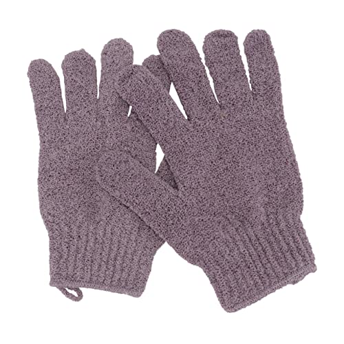 BESTYASH Peelinghandschuhe Fünf Finger Badehandschuh Duschhandschuh Beidseitig Dehnbar für Männer Frauen Sanftes Körperpeeling Einfach Anzuziehen Reinigen von BESTYASH