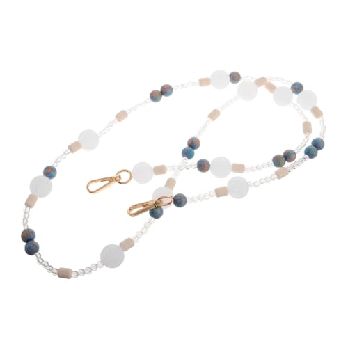 BESTYASH Perlen Trageriemen Leicht Bequeme Tasche Kette Crossbody Schulterriemen Für Damen Alltag Party Reise Zubehör von BESTYASH