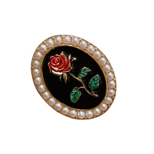 BESTYASH Perlenbrosche Muster Einzigartige Damen Anstecknadel Handgefertigt Langlebig Modisch Schmuck für Alltag und Geschenk von BESTYASH
