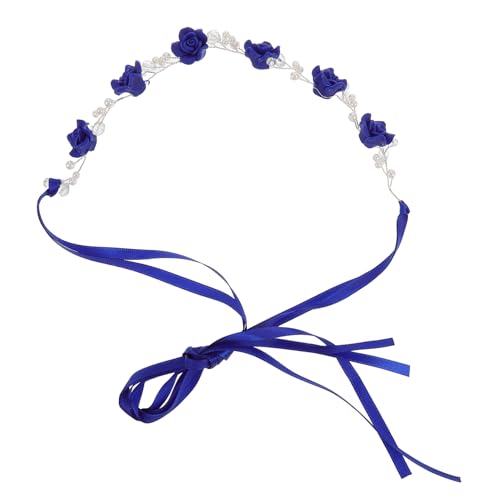 BESTYASH Perlen Stirnbänder Für Frauen Vintage Blumen Design Hochzeits Haarschmuck Kompliziertes Perlendetail Passt Zu Brautkleid Verstellbar Für Frisuren von BESTYASH