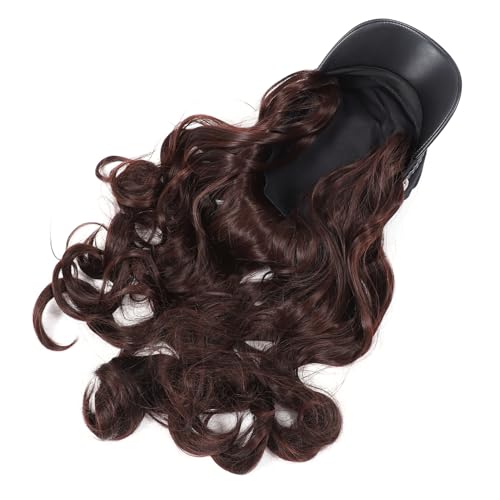 BESTYASH Perücke Hut Perücken Hüte Für Frau Hüte Mit Haaren Mütze Mit Haaren Kappen Hut Mit Lockigem Haar Mütze Für Frauen Frauenmütze Hochtemperaturdraht von BESTYASH