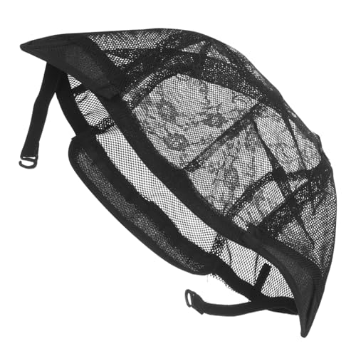 BESTYASH Perücke Netzkappen Kahl Haarnetze Für Damen Richter Professional Für Die Perückenherstellung Abdeckung Perückennetzkappen Realistisch Schwarz Spitze von BESTYASH