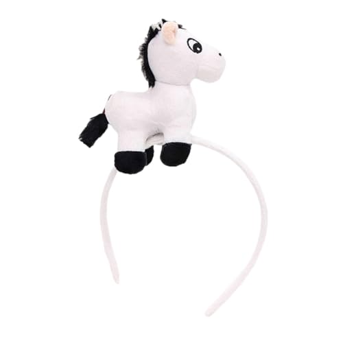 BESTYASH Pferde-cosplay-stirnband Aus Plüsch Mit Cartoon-motiven Haarreif Für Kleinkinder Süßes Stirnband Als Partygeschenk Make-up-accessoire Für Junge Mädchen Haar-accessoire Mit von BESTYASH