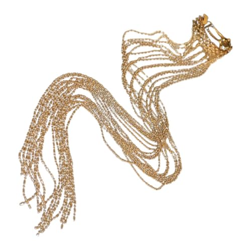 BESTYASH Pferdeschwanz Halter mit Langem Ketten Tassel Haarschmuck für Damen für Alltag und Besondere Anlässe Glänzende Haaraccessoires für Einen Stilvollen Look von BESTYASH