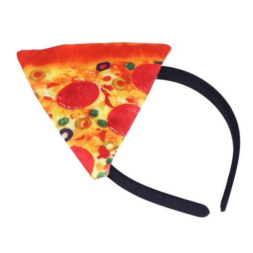 BESTYASH Pizza Haarband Für Halloween Bunter Haarreifen Im Pizza-design Perfektes Kostümzubehör Für Partys Und Cosplay Leicht Und Für Altersgruppen Geeignet von BESTYASH