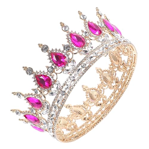BESTYASH Prinzessinnen Krone Haarband mit Funkelnden Strasssteinen Hochzeits Accessoire für Braut Mädchen und für Kostümpartys Karneval und Besondere Anlässe von BESTYASH