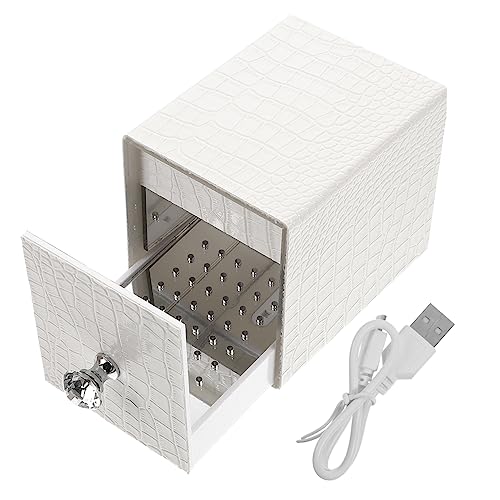 BESTYASH Reinigungsbox Für Nagelkunstbohrer Nagelbohrerhalter Für Den Schreibtisch Nagelbohrer Organizer Nagelbohrer Etui Bohrer Organizer Bohrer Halter Bohrer Aufbewahrungskoffer von BESTYASH