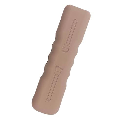 BESTYASH Reise Make Up Pinselhalter aus Silikon Kosmetik Aufbewahrungstasche für Damen Langlebig Flexibel Leicht zu Reinigen für Reisen Schreibtisch Organizer von BESTYASH