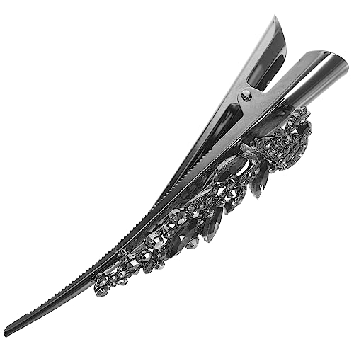 BESTYASH Haar Clip Große Alligator Haarspange für Damen Strass Haarspange Dekorative Krokodilklemmen für Hochzeiten und Partys Kompakt für Dickes und Dünnes Haar von BESTYASH