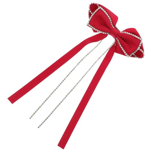 BESTYASH Haarspange Für Frauen Mit Schleifen-design Eleganter Haarschmuck Für Hochzeiten Geburtstagsfeiern Und Abschlussbälle Funkelnde Strass-haarclip Für Langes Haar von BESTYASH