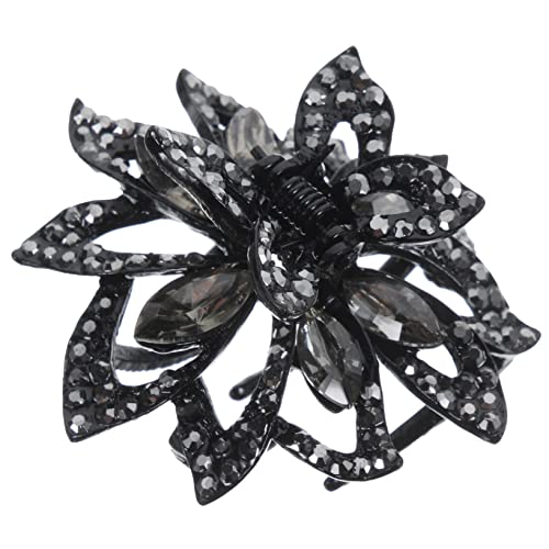 BESTYASH Strass-haarspange Klein Mit Blumen-design Haarklammer Mit Strasssteinen Für Frauen Und Mädchen Dekorative Haar-accessoires Für Party Und Alltag von BESTYASH