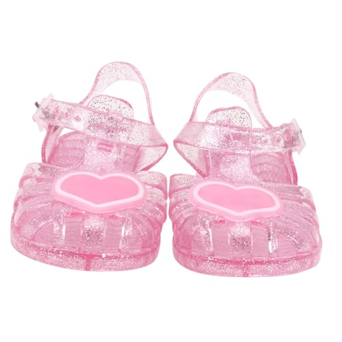 BESTYASH Sandalen mit Rutschfester Abriebfester Sohle Weiche Sommer Hausschuhe für Junge Mädchen Atmungsaktive Bequeme Strandschuhe in Rot für Alltag und Freizeit von BESTYASH