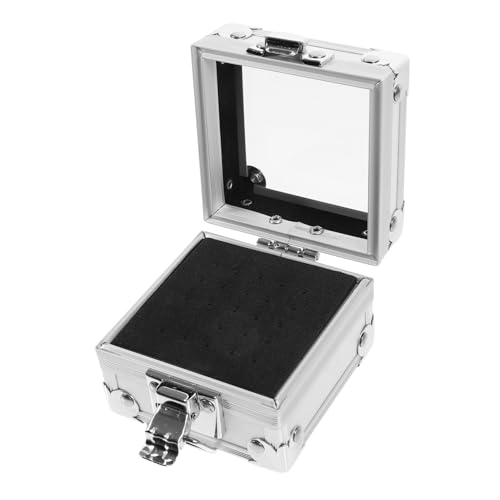 BESTYASH Aufbewahrungshalter Für Nagelbohrer Aus Zinklegierung Box Für Nagelschleifköpfe Organizer Für Maniküre-polierköpfe Staubdichtes Etui Mit Lochdesign Für Optimalen Transport von BESTYASH