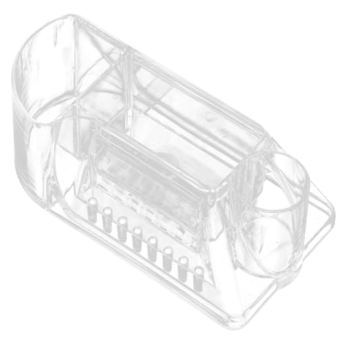 BESTYASH Schleifkopf Aufbewahrungsbox Werkzeug für Nägel Veranstalter Anzeige Nagelbohrerbithalter nagelbohrer halter schreibtisch Nagelpolierer-Organizer Stk Transparent von BESTYASH