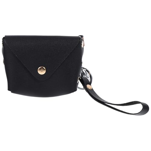 BESTYASH Mini Geldbörse Für Damen Mit Schlüsselanhänger Und Karabiner Tragbare Pu-Leder Münztasche Süßer Taschenanhänger Und Schlüsselhalter Für Münzen Und Kleingeld von BESTYASH