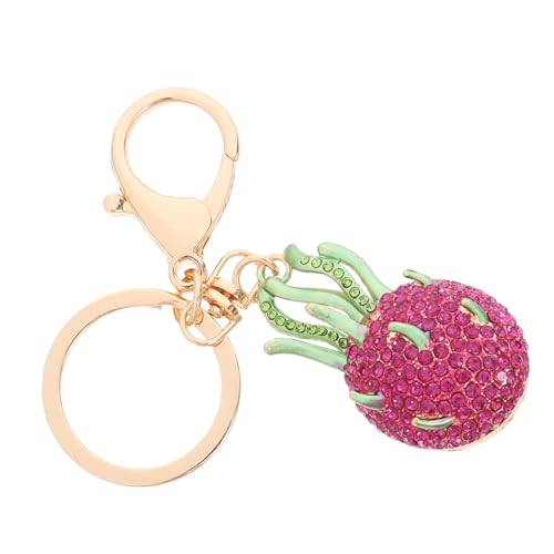 BESTYASH Schlüsselanhänger mit Strasssteinen Obst- für Geldbörsen Schlüsselanhänger Handgelenk-Accessoire Modischer Taschenanhänger für Mädchen von BESTYASH