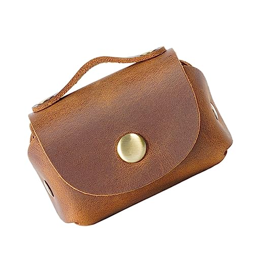 BESTYASH Schlüsselbox Schlüssel Aufbewahrungsbox schlüssel aufbewahrung schlüsselaufbewahrung Key Holder Key fob Schlüsseltasche für zu Hause Auto schlüssel Halter Echtes Leder Brown von BESTYASH