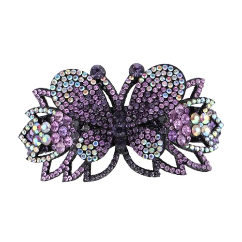 BESTYASH Schmetterlings Haarklammer mit Strasssteinen Mittlere Leichter Haar Clip für Damen Geeignet für Partys Hochzeiten Alltag und Festliche Anlässe Haar Accessoire von BESTYASH