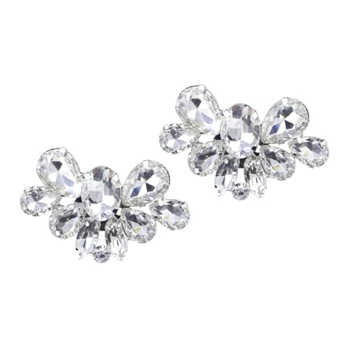 BESTYASH Schuhclips Strasssteinen Glitzer Schuhschmuck Abnehmbare DIY Schuhschnallen für Damen Pumps Braut Hochzeit Party Zubehör BESTYASH Schuhclips Strasssteinen Glitzer Schuhschmuck Abnehmbare DIY Schuhschnallen für Damen Pumps Braut Hochzeit Party Zubehör von BESTYASH