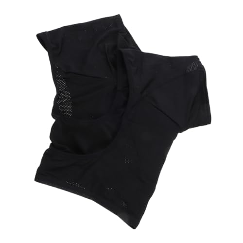 BESTYASH Schweißpads unter den Achseln Achselhöhlenpolster Schweißpads für die Achseln Schweißpflaster Unterlage für Frauen Achselschweißweste Mädchen Polyester Schwarz von BESTYASH