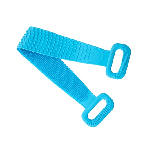 BESTYASH Silikon Badetuch Langes Duschtuch Peeling Gurt Bademassagebürste für Effektive Körperreinigung Badezimmerzubehör mit Handziehreifen von BESTYASH