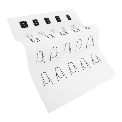 BESTYASH Silikon Nagel-übungsmatte Für Nailart-übung Diy-nagelmatten Maniküre-kissen Salonbedarf Nagelmalpad Für Heimwerker Und Profis von BESTYASH