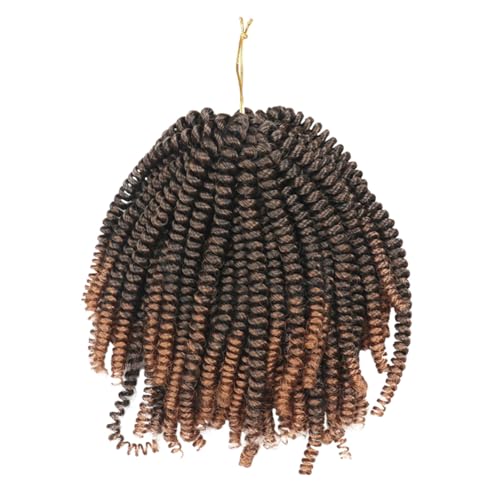 BESTYASH Spring Braids Häkelzöpfe Dreadlocks Fake Braids für Mädchen Wurzeln Stränge Low Temperature Fiber Wiederverwendbar Modisch für Party und Alltag von BESTYASH