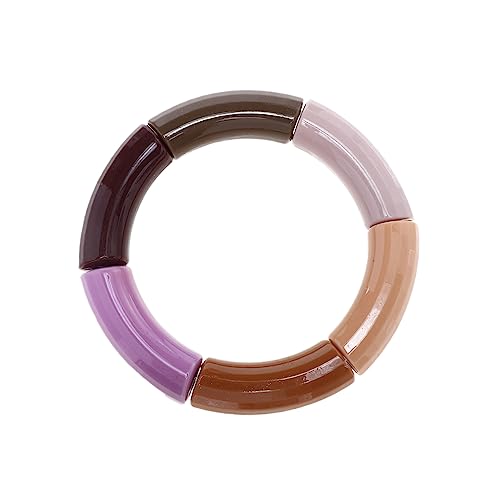 BESTYASH Elastisches Stretch-armband Mit Gebogenen Röhrenperlen Mix-string Für Armbänder Acrylperlen von BESTYASH